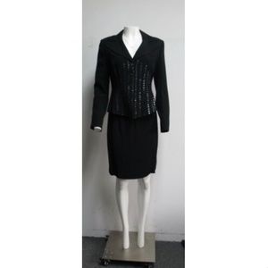SOPHIE SITBON Black skirt suit
